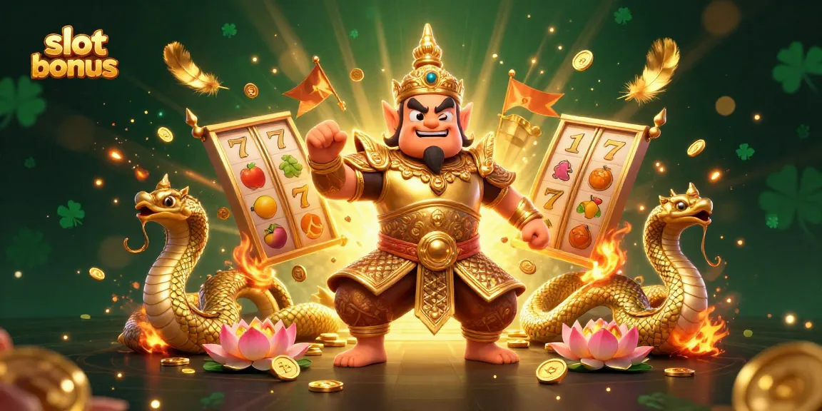 Experience thrilling slot bonus action with vibrant characters and dynamic elements in a casino scene.
