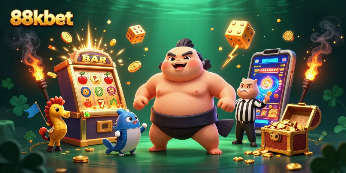 Join the fun at 88kbet where the fugu takes center stage in a vibrant slot scene!