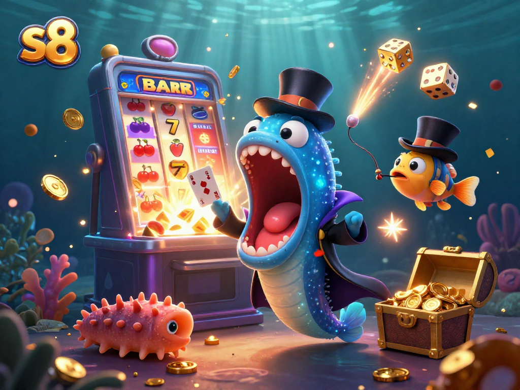 Experience jackpot thrills at s8 with a magical underwater casino adventure featuring vibrant gaming elements.