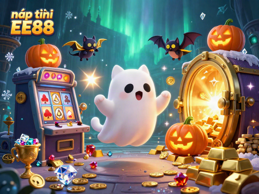 Recharge your balance quickly at nạp tiền EE88 with this vibrant casino scene