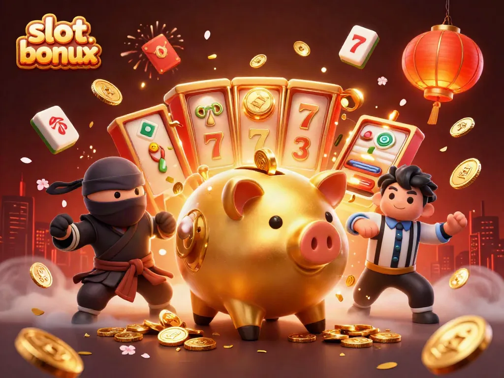 Engaged players experiencing the exciting slot bonus at a lively casino.