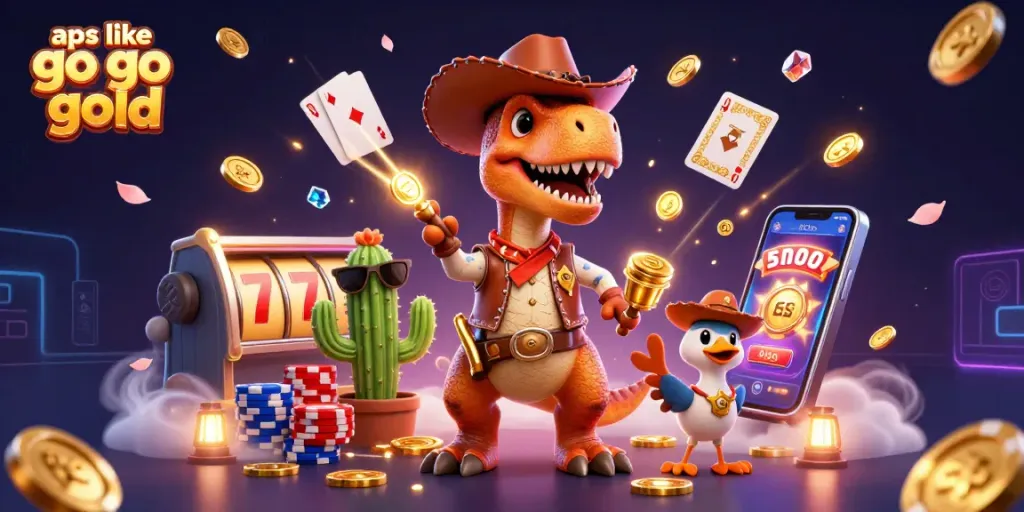 Engage in thrilling gameplay with apps like go go gold featuring slots, flashy characters, and dynamic casino elements.