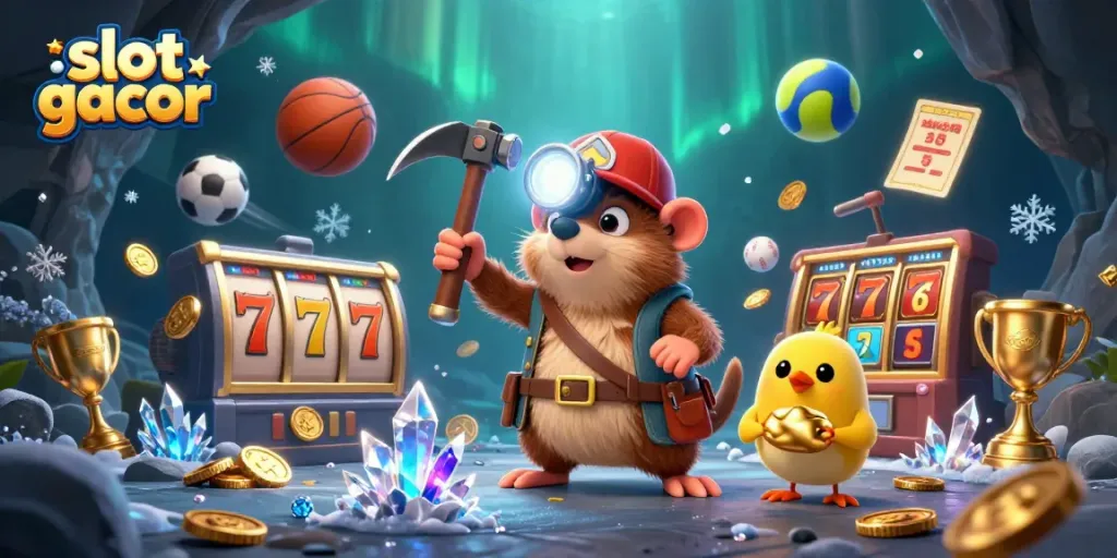 Spin and win with slot gacor features in an engaging casino scene full of rewards.