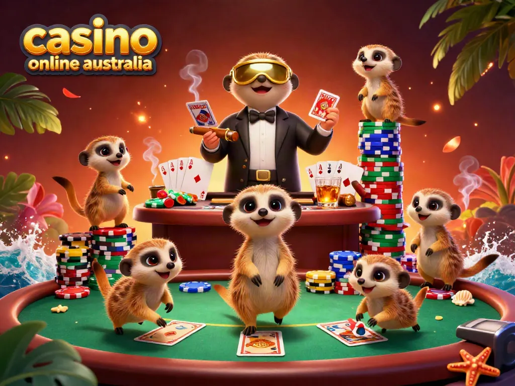 Play exciting games at a vibrant casino online Australia run by charming meerkats.