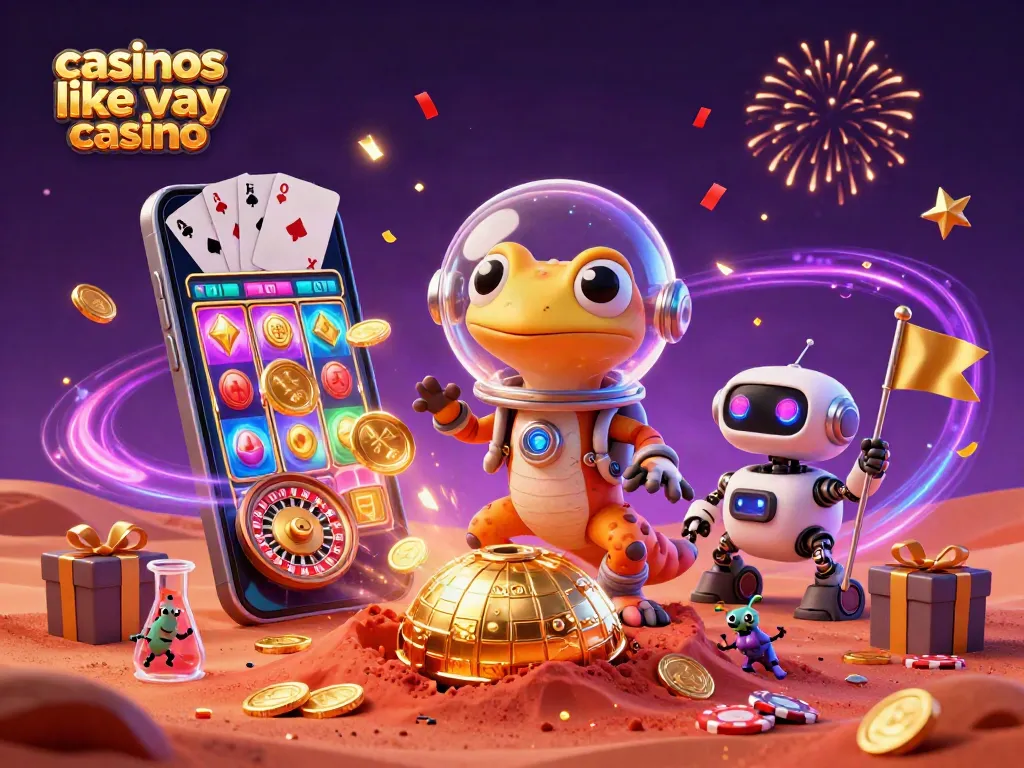 Spin and win at casinos like yay casino with vibrant alien-themed casino imagery.