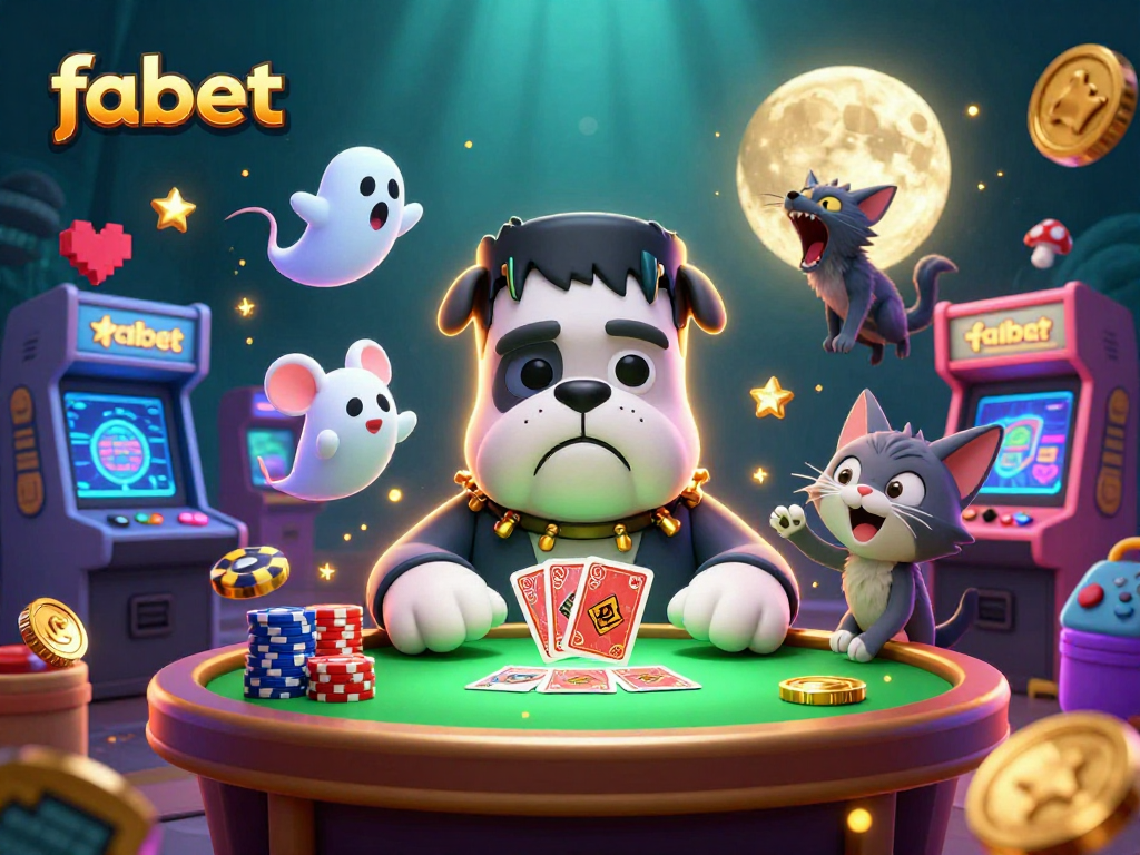 Engage with fabet's thrilling gaming experience featuring unique characters and casino elements.