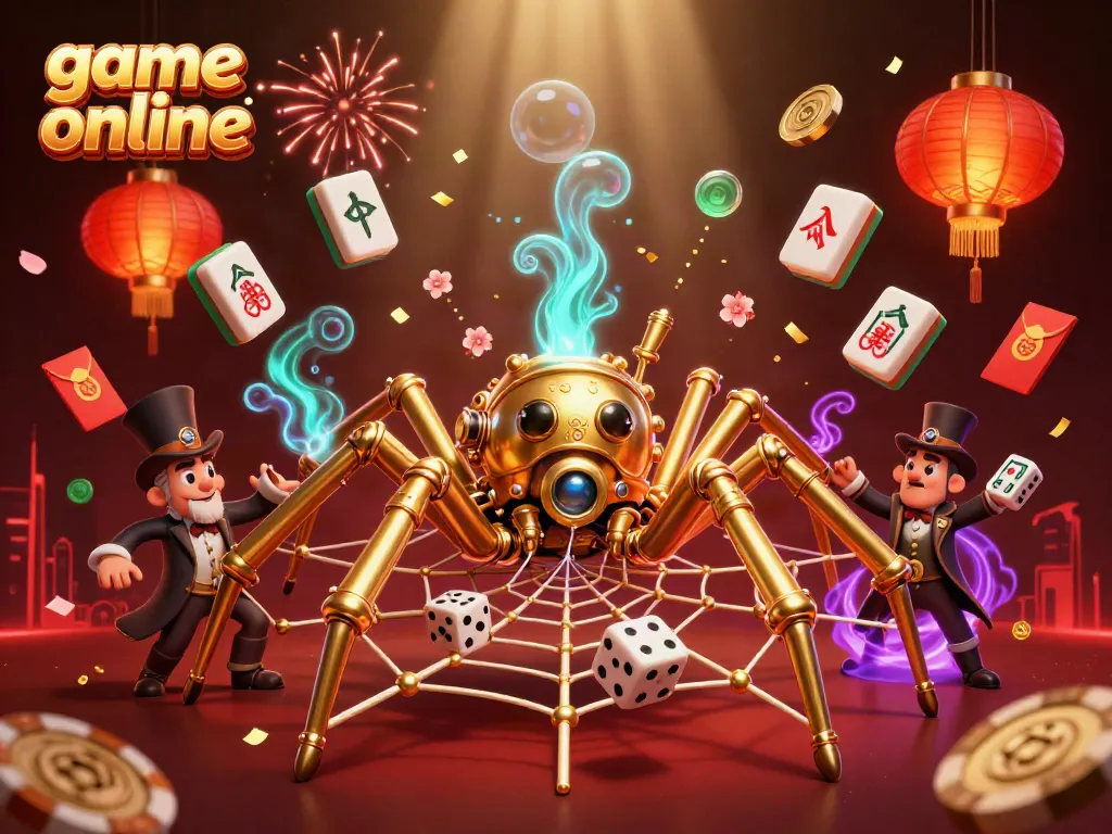 Enjoy thrilling game online experiences with our steampunk-themed casino scene, showcasing rich visuals.