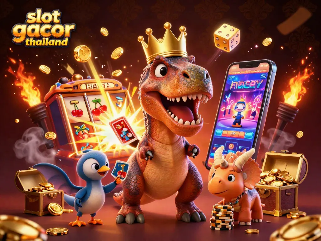 Experience thrilling wins with slot gacor thailand in this vibrant casino scene.