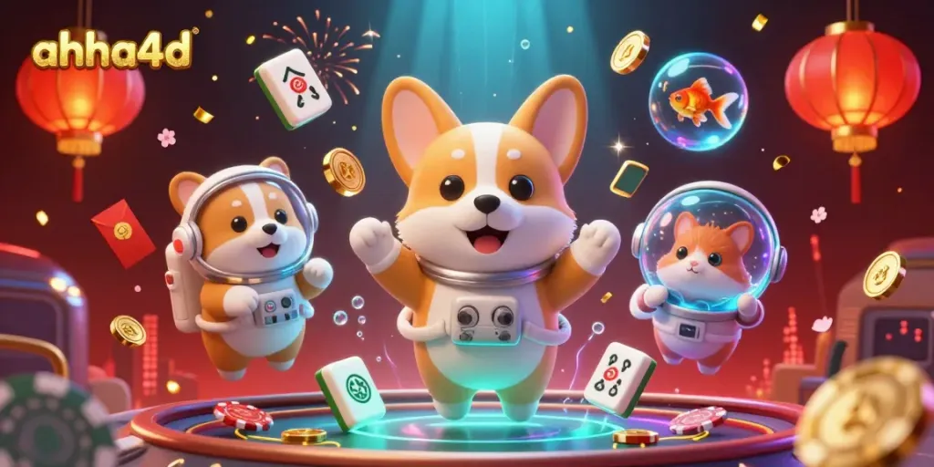 Join the thrilling adventure at ahha4d's space casino where luck drifts among floating treasures.