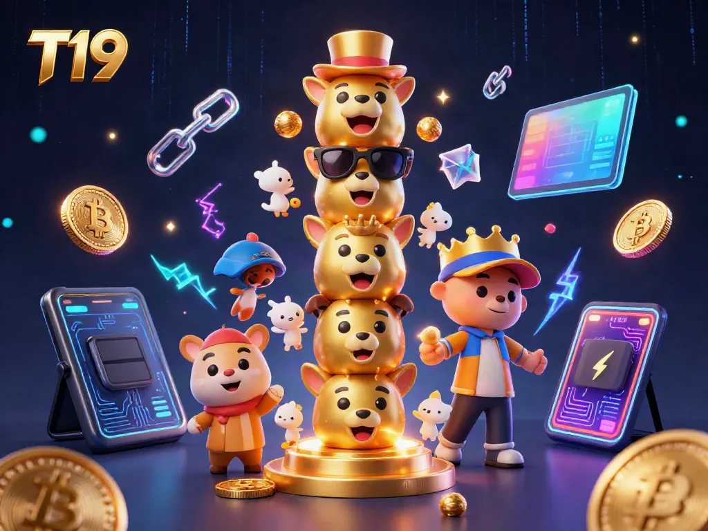 Engage in thrilling T19 casino action with vibrant, dynamic 3D illustration showcasing excitement in gambling.