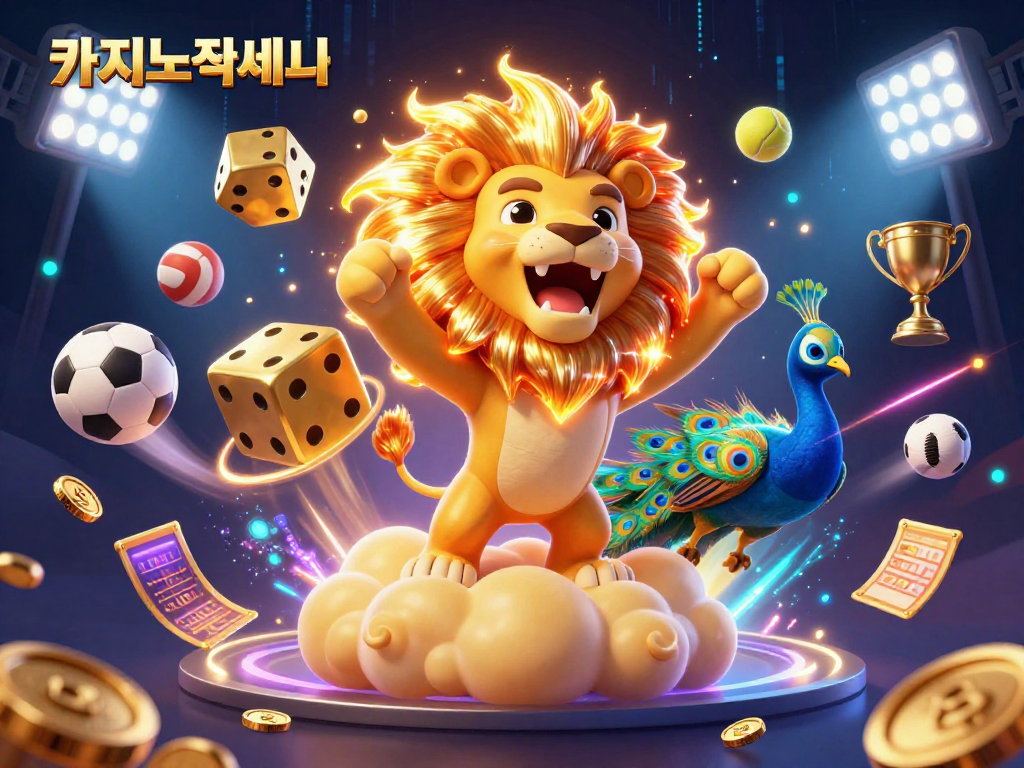 카지노사이트에서 승리를 위한 다양한 스포츠 요소와 함께 즐기는 모습